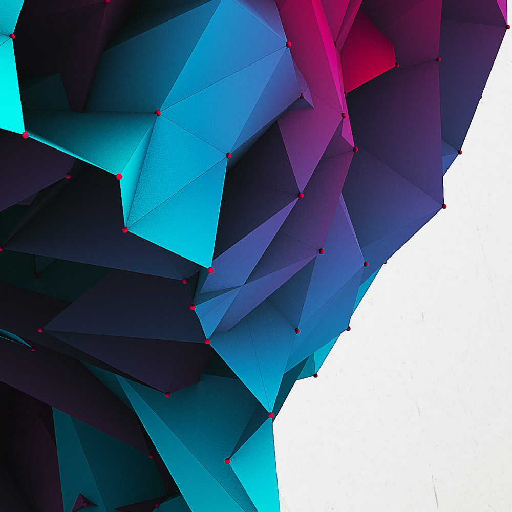 Close up detail of a Diagnostika artwork